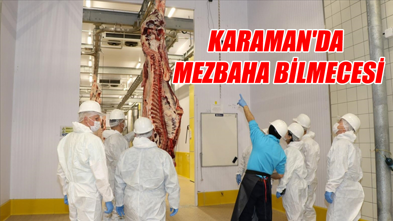 Karaman&#039;da mezbaha bilmecesi