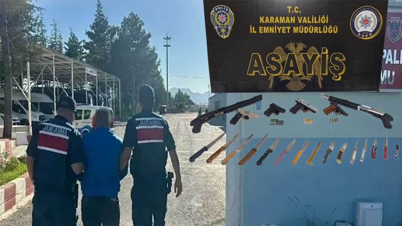 Karaman&#039;da suç makineleri yakalandı