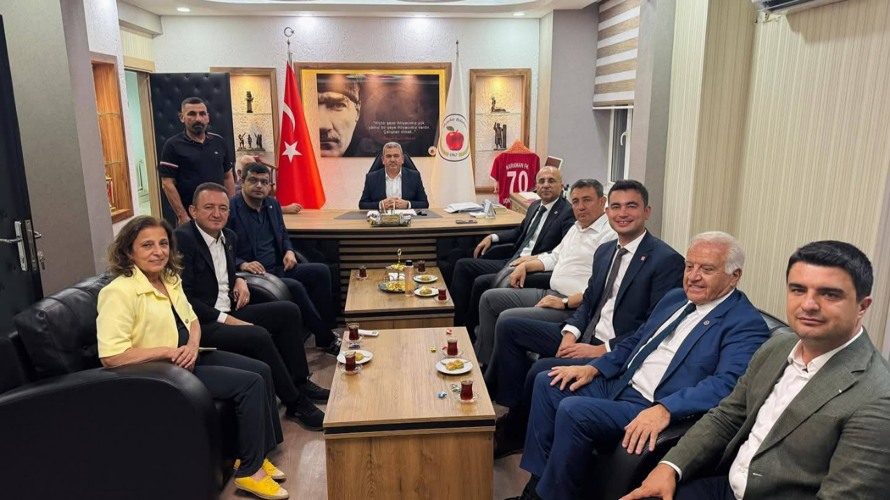 CHP heyeti Akçaşehir&#039;de