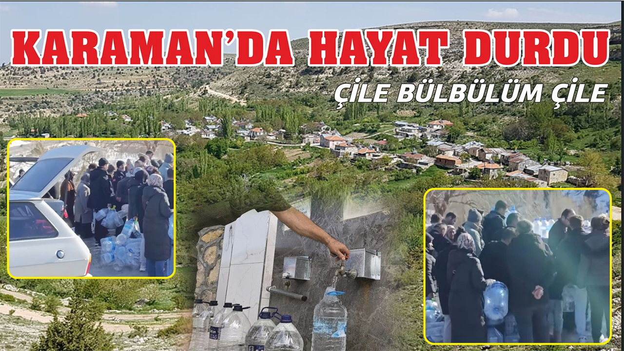 Karaman’da hayat durdu