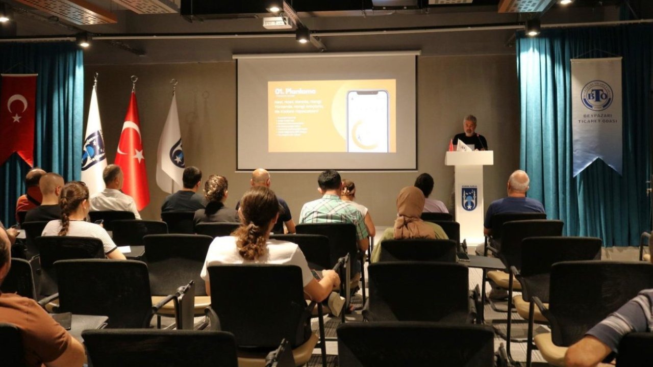 Beypazarı Ticaret Odası Dijital Pazarlama ve Büyüme Teknikleri Semineri düzenledi