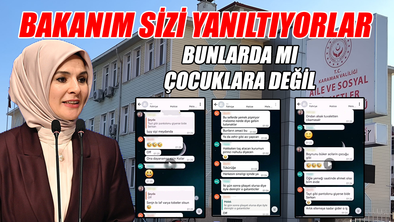 Bunlarda mı çocuklara değil - korumayın artık