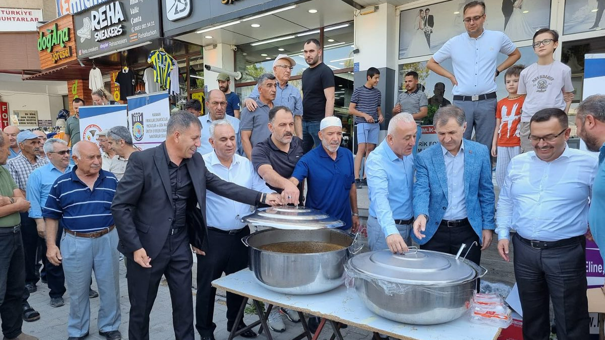 Karaman esnafından bereket ve kardeşlik sofrası