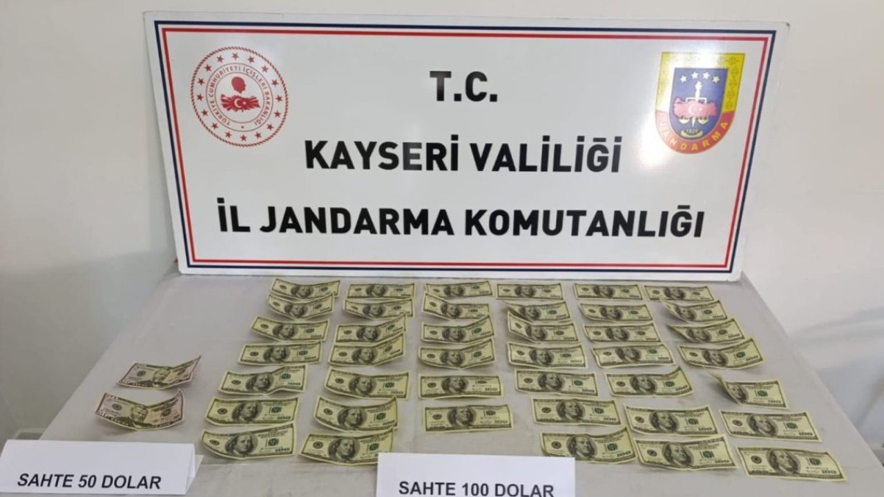 Kayseri&#039;de sahte dolar operasyonunda 1 kişi yakalandı