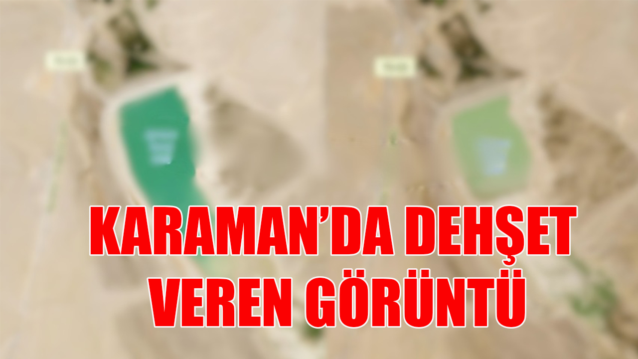 Karaman’da dehşet veren görüntü