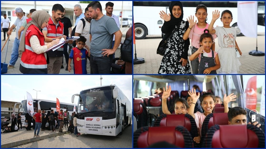 Suriyeliler ülkelerine dönüşleri sürüyor