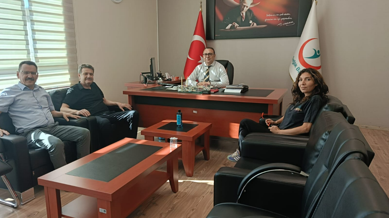 Başkan Oğuz’dan Başhekim Toprak’a ziyaret