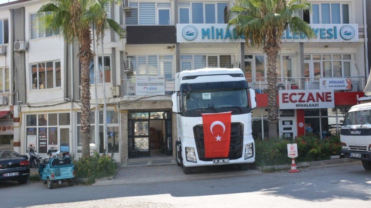 Mihalgazi Belediyesi araç filosuna tır kazandırdı