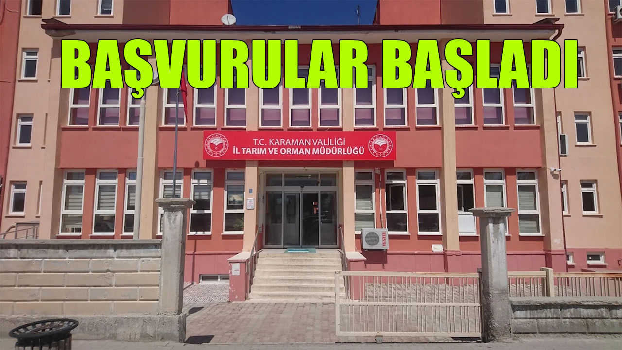 Başvurular başladı
