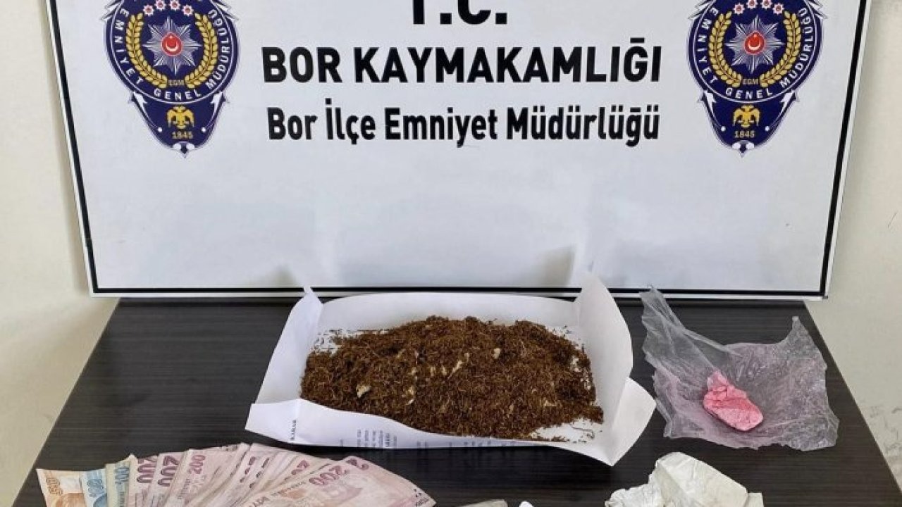Niğde'de düzenlenen uyuşturucu operasyonunda yakalanan 1 zanlı tutuklandı