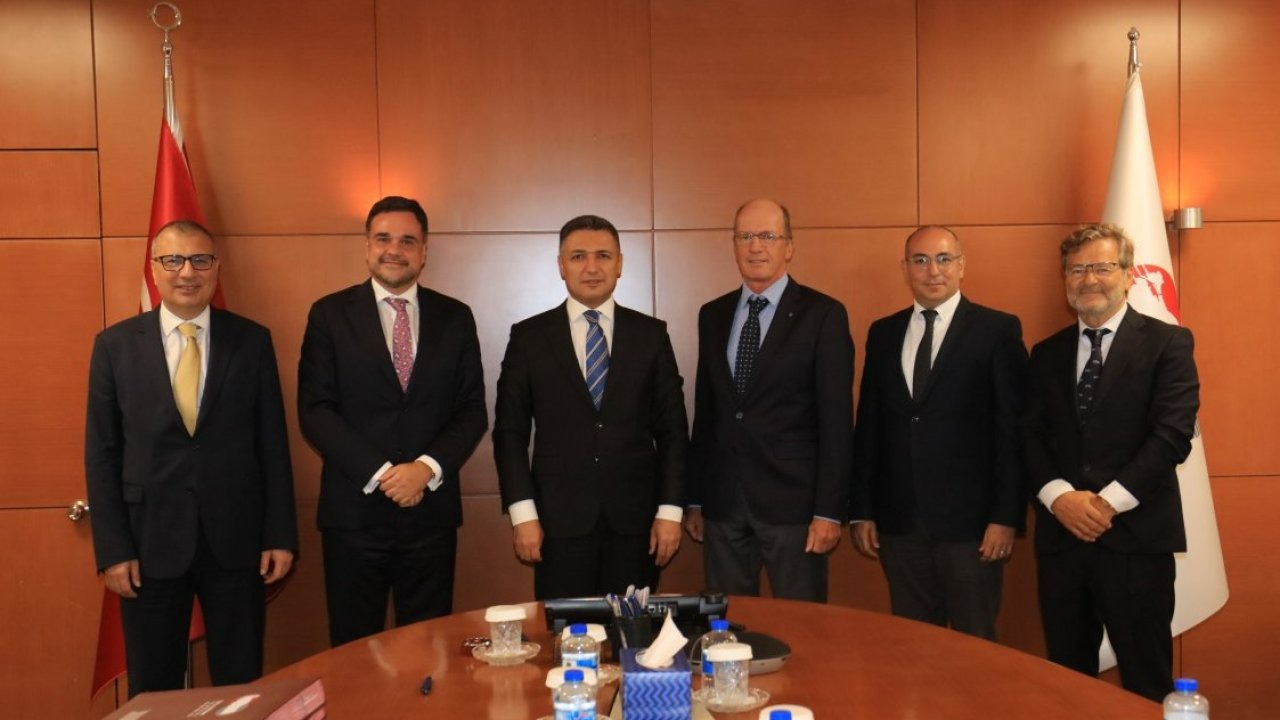 Turka araç muayene ekibinden Özelleştirme İdaresi Başkanlığına ziyaret