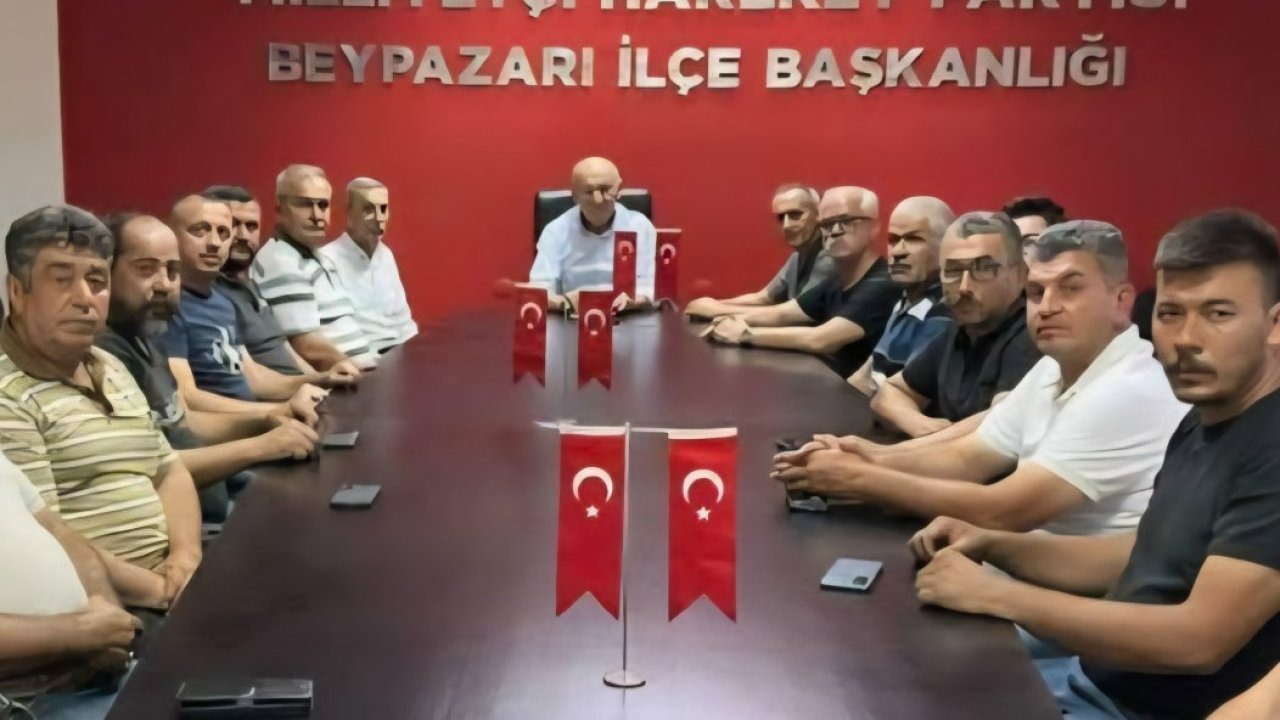 Beypazarı'nda MHP İlçe Olağan Yönetim Kurulu Toplantısı yapıldı