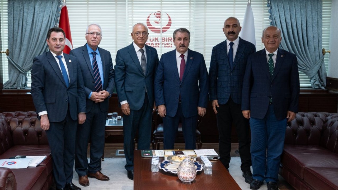 BBP Genel Başkanı Destici, Cem Vakfı temsilcilerini kabul etti: