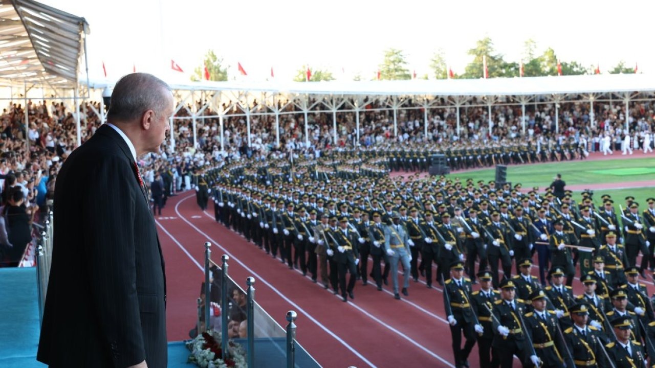 Cumhurbaşkanı Erdoğan, MSÜ Harp Okulları Diploma Alma ve Sancak Devir Teslim Töreni'nde konuştu: (1)