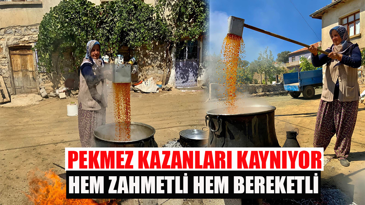 Karaman&#039;da pekmez kazanları kaynıyor