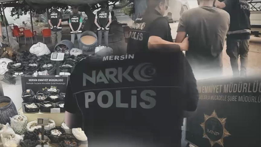 Mersin&#039;de 3 milyon 542 bin uyuşturucu hap ele geçirildi