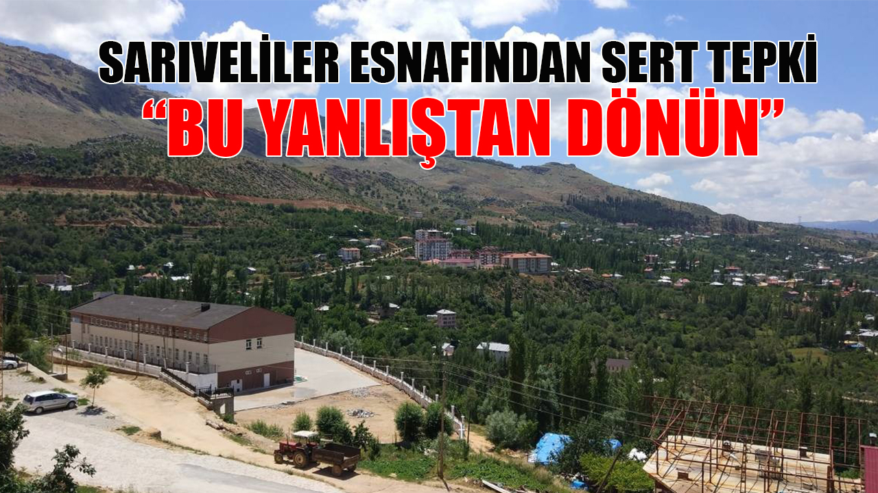 Sarıveliler esnafından sert tepki