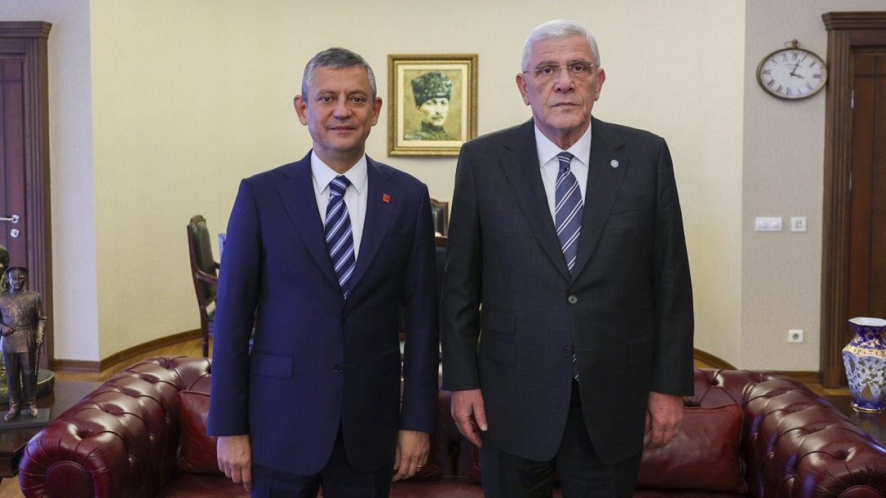 CHP Genel Başkanı Özel, İYİ Parti Genel Başkanı Dervişoğlu ile görüştü