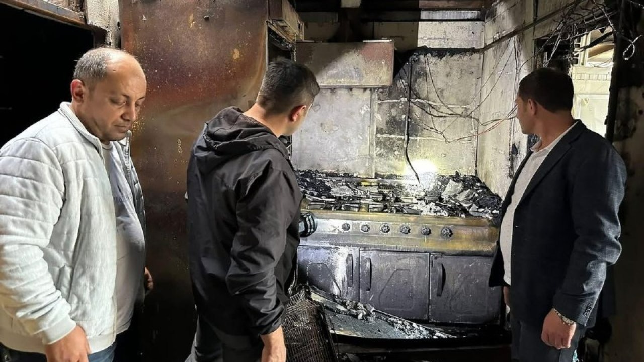 Sivas'ta kafede çıkan yangın söndürüldü