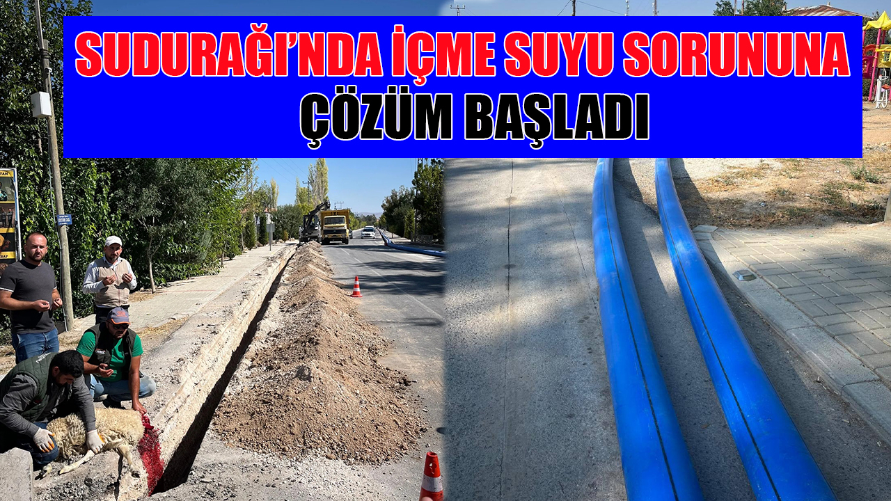Sudurağı’nda içme suyu sorununa çözüm başladı