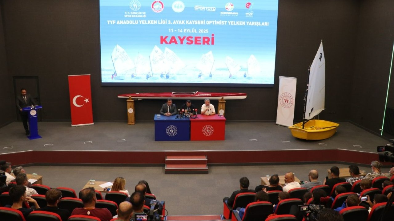 Kayseri&#039;de düzenlenecek Yelken Ligi Yarışları&#039;nın tanıtımı yapıldı