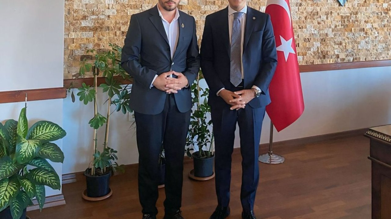 Beypazarı Kaymakamı Ünal Coşkun&#039;a ziyaret