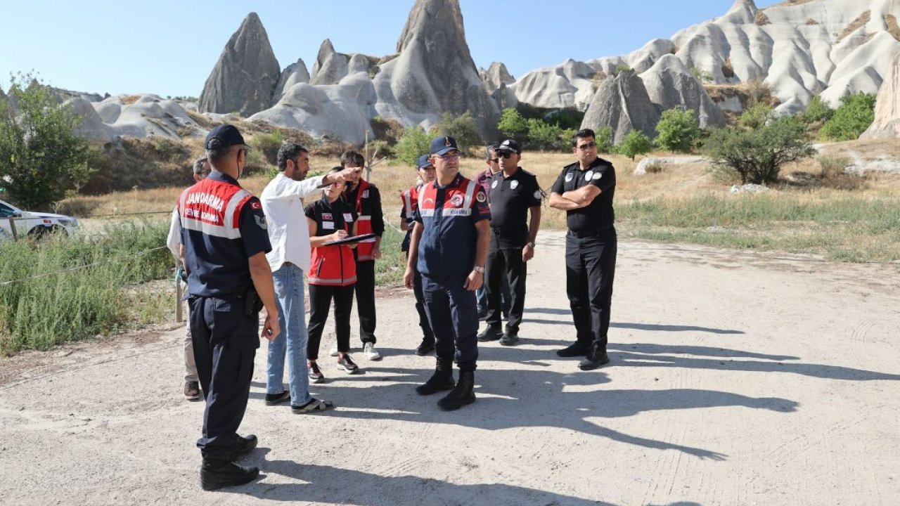 Kapadokya Alan Başkanlığı bölgedeki at çiftliklerini denetledi