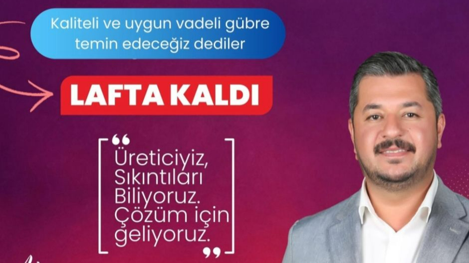 Çelik: “Üreticinin gübre sorununu biz çözeceğiz”