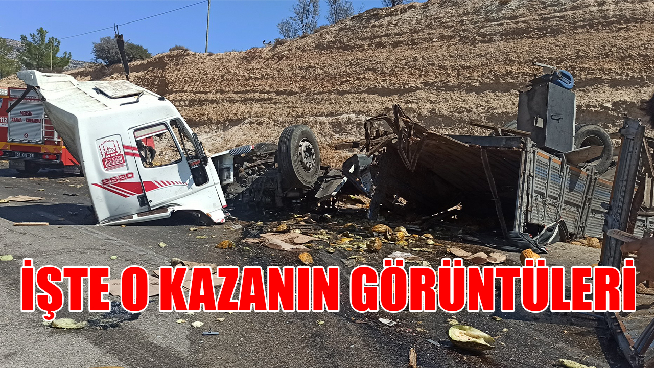 İşte o kazanın görüntüleri