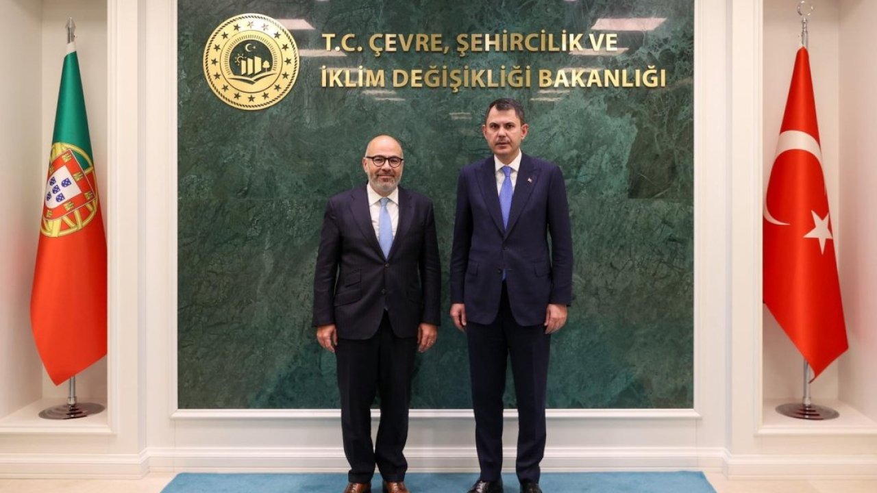 Bakan Kurum, Portekiz Altyapı ve Konut Bakanı Pinto Luz'u ağırladı