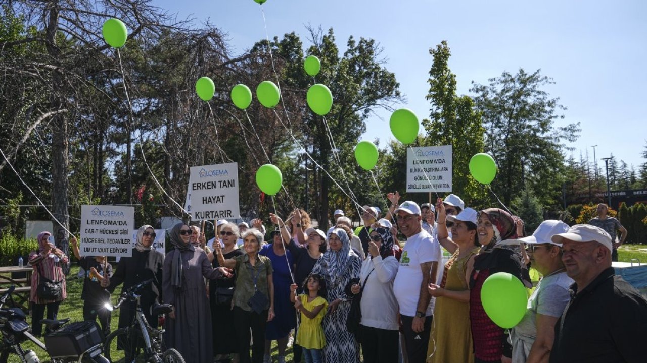 Lösemili Hastalar Derneği lenfoma farkındalığı için pedal çevirdi