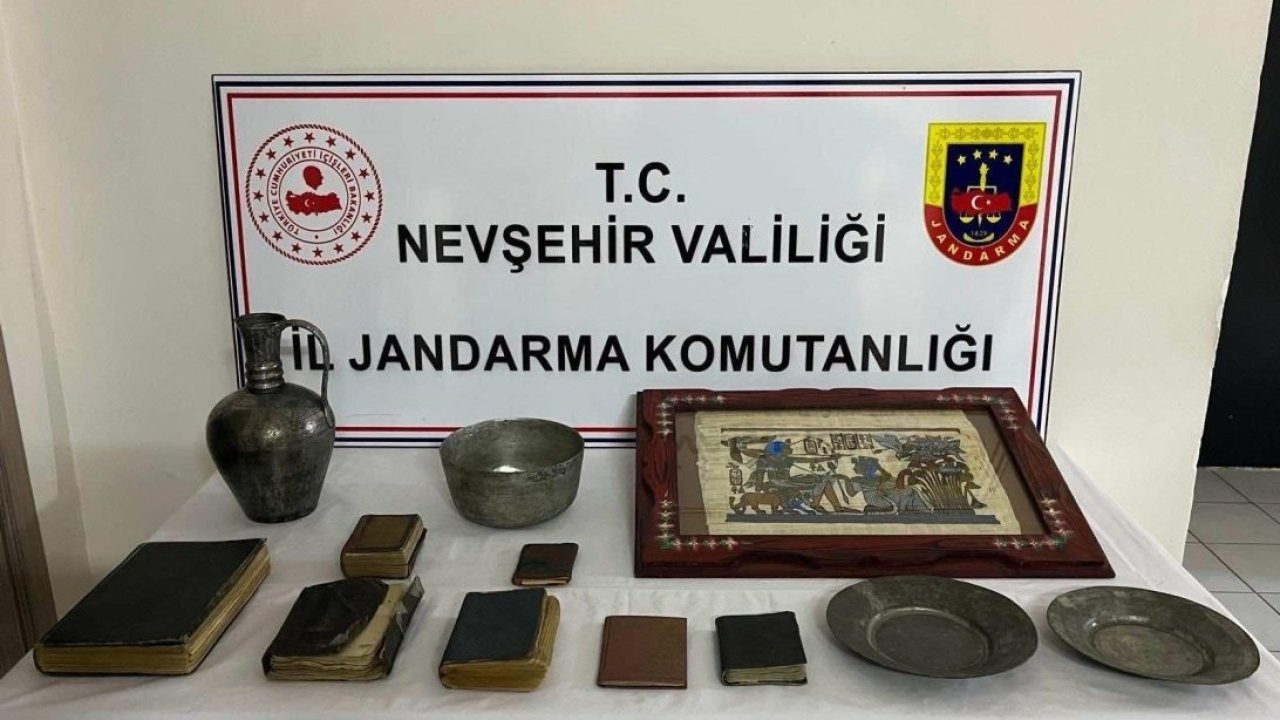 Nevşehir&#039;de tarihi eser kaçakçılığı operasyonunda yakalanan şüpheli tutuklandı