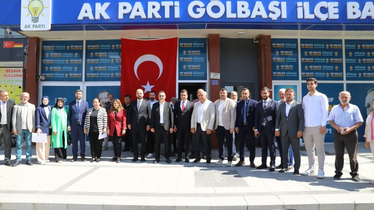 AK Parti milletvekilleri Dönmez ve Gökçek, Gölbaşı'nda "Türkiye Yüzyılı Buluşmaları"na katıldı