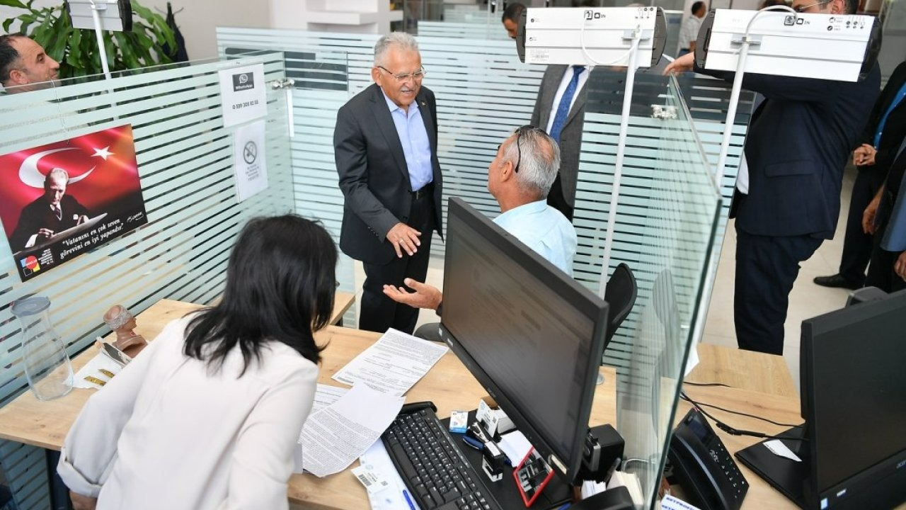 Büyükşehir Belediye Başkanı Büyükkılıç'tan KASKİ'ye ziyaret