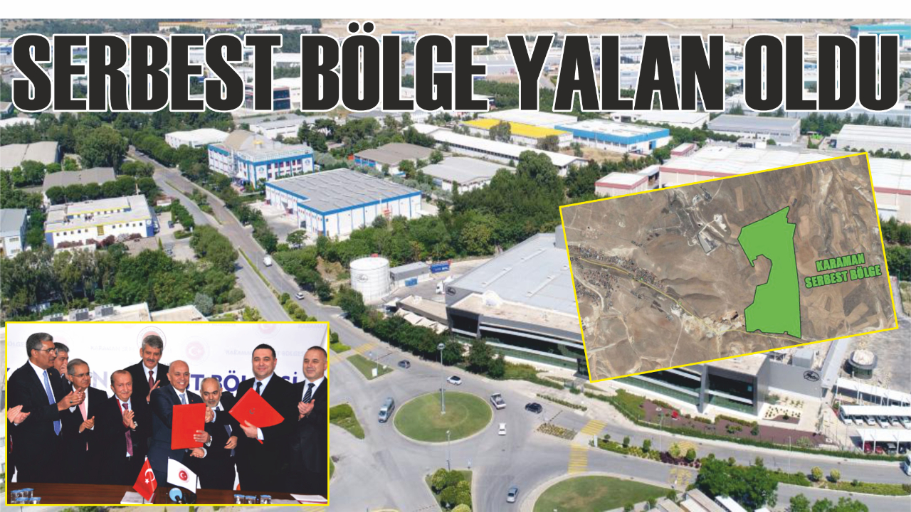 Serbest Bölge yalan oldu
