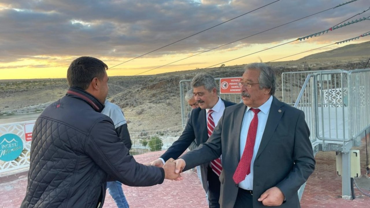 Avanos Belediye Başkanı Sarıtaş, İncesu Zipline Adrenalin Merkezi&#039;ni inceledi