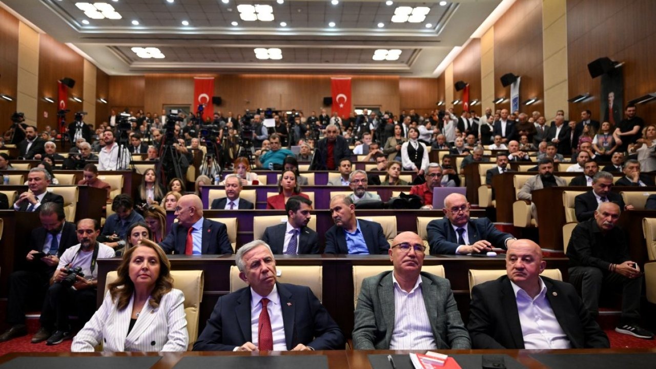 Ankara Büyükşehir Belediye Başkanı Yavaş basın toplantısı düzenledi: