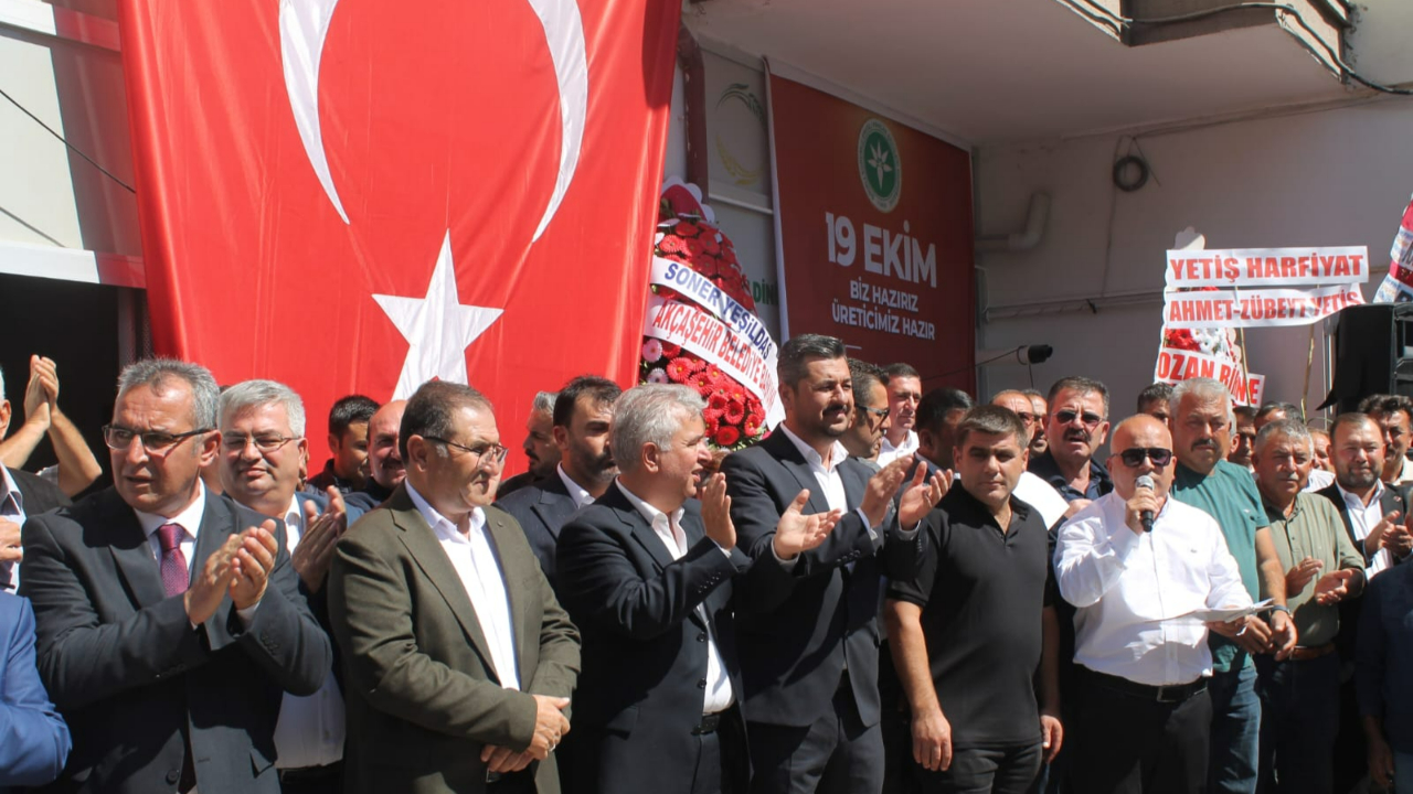 Çelik: "Üreticimize dağ olacağız"