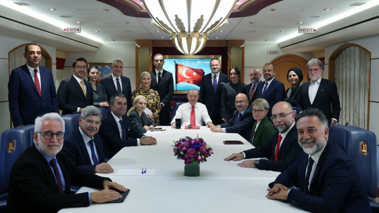 Cumhurbaşkanı Erdoğan, ABD dönüşü uçakta gazetecilerin sorularını yanıtladı: (2)