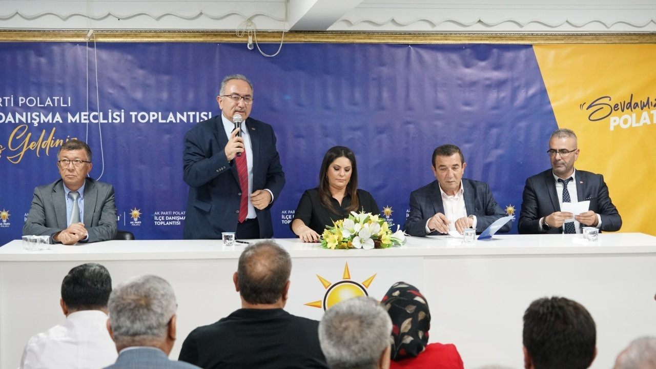 AK Parti Polatlı İlçe Teşkilatı Danışma Toplantısı gerçekleştirildi