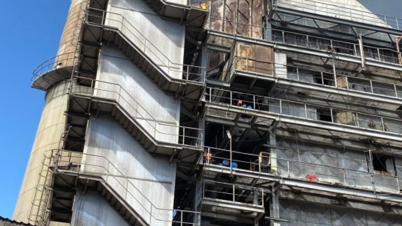 Kangal Termik Santrali&#039;nde yangın çıktı