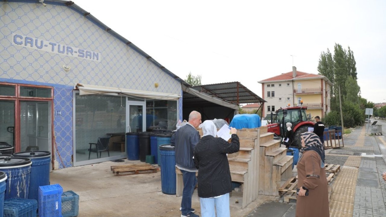 Çubuk ilçesinde turşu üreticileri denetlendi