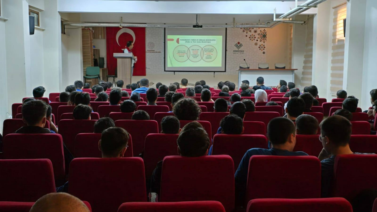 Karaman&#039;da öğrencilere eğitim