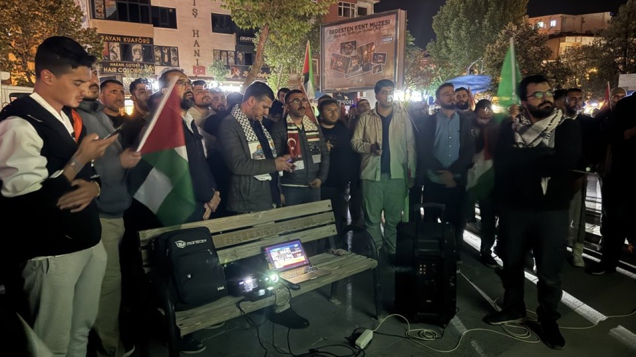 Nevşehir ve Niğde'de, İsrail'in Küresel Sumud Filosu'na saldırılarına tepki