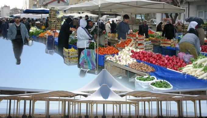 KAPALI PAZAR HİZMETE AÇILIYOR