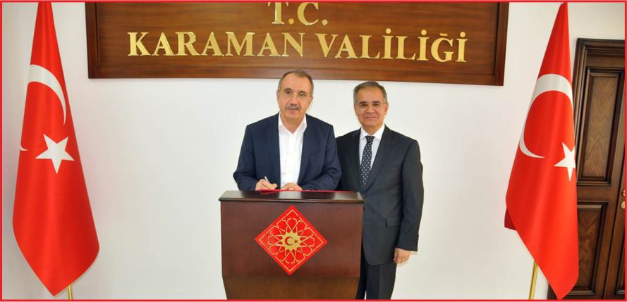 ESKİ BAKAN DİNÇER VALİ TAPSIZ’I ZİYARET ETTİ