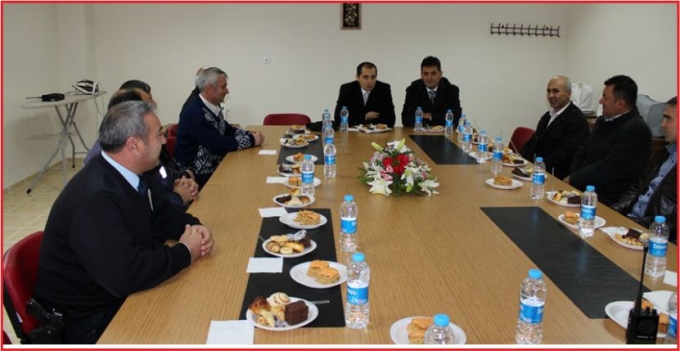 KAYMAKAM ERAT EMNİYET MENSUPLARI BİRARAYA GELDİ