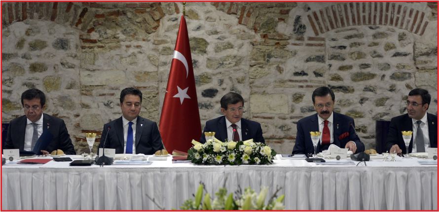 BAŞBAKAN B20 TEMSİLCİLERİYLE BİRARADA