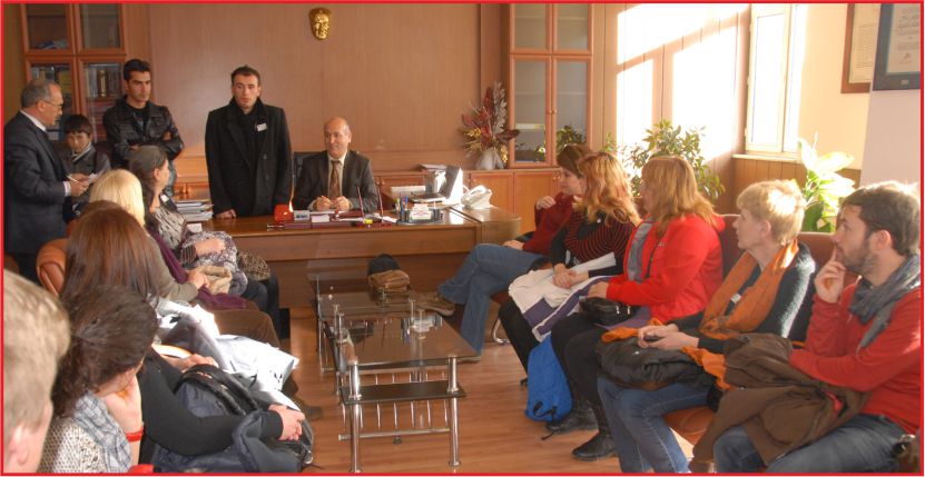 COMENİUS PROGRAMI HEYETİ KARAMAN BELEDİYESİ’Nİ ZİYARET ETTİ