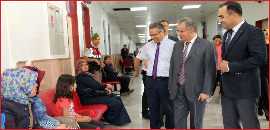 VALİ TAPSIZ’DAN AĞIZ DİŞ SAĞLIĞI HASTANESİNE ZİYARET